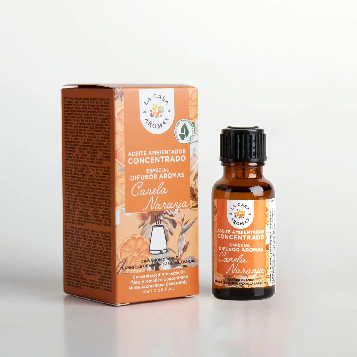 Aceite Ambientador Concentrado Naranja y Canela