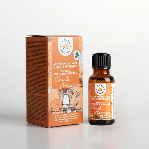 Aceite Ambientador Concentrado Naranja y Canela